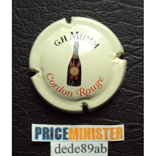 Capsule De Champagne  G.H.Mumm Cordon Rouge (Fond Crème)