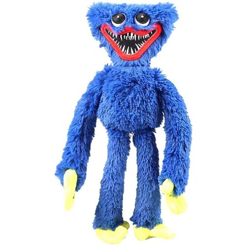 Peluche monstre Poppy Playtime Huggy Wuggy - Bleu 40 cm
