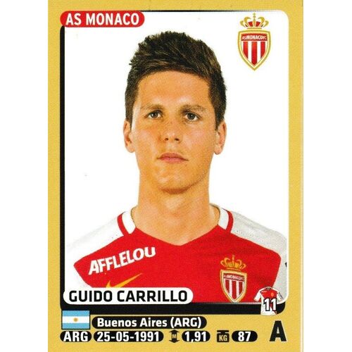 N° 261 - Stickers Image Panini Foot 2015 / 2016 - Guido Carrillo - Monaco