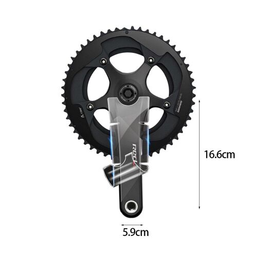Film De Protection Invisible En Fiber De Carbone Pour Vélo De Route, 1 Pièce, Pour Pignon De Bicyclette, Vtt, Chaîne, Pour Roue