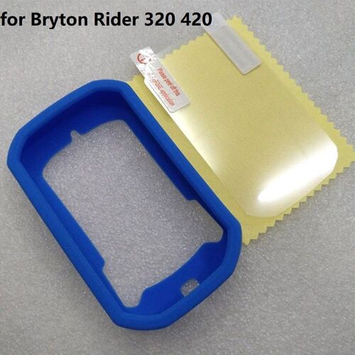 Couverture De Code En Silicone Avec Film De Haute Définition Pour Bryton Rider 320 420, 1 Pièce, Couverture De Mise À Niveau Gps Pour Vélo, Couleur En Option