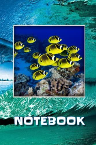 Ocean Composition Notebook: 6 X 9 Inches - 100 Lined Pages Paperback