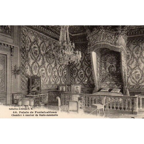Carte Postale Ancienne  - Palais De Fontainebleau - Chambre À Coucher De Marie-Antoinette