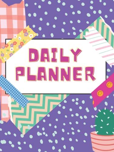 Daily Planner ; Undated ; Customizable Great For Everyday Organization ,365 Days Paperback Cover