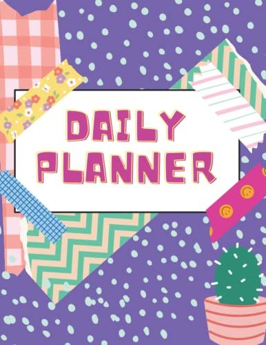 Daily Planner ; Undated ; Customizable Great For Everyday Organization ,365 Days Paperback Cover