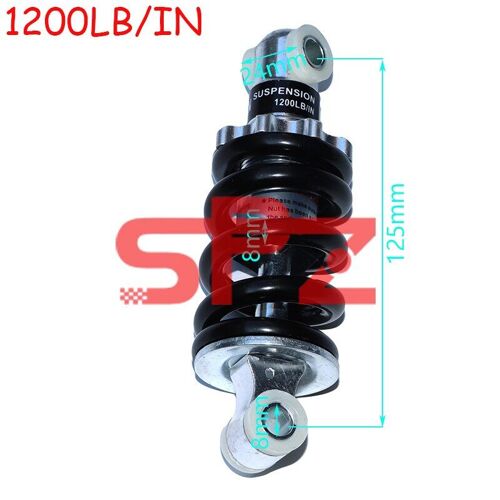 Amortisseur À Ressort Long De 125mm, Mini Deux Temps, Petits Quatre Roues, Atv