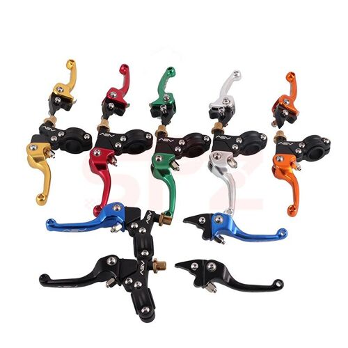 Levier De Frein Et D'embrayage Court En Aluminium 7/8 ", 22mm, Asv F3, Levier Pliable Pour Moto De Course, Pit Bike, Modifié