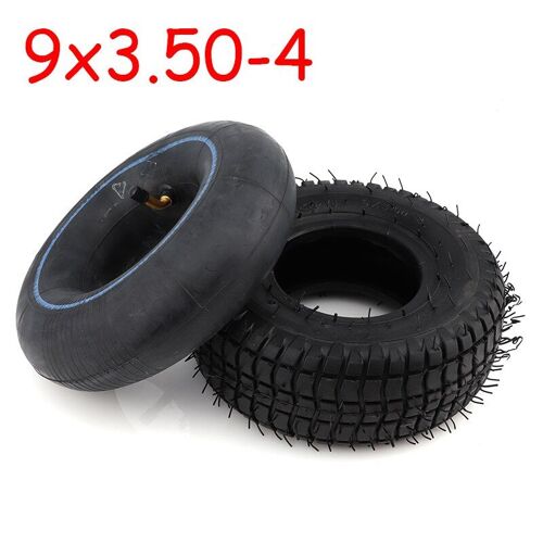 Pneu 9 Pouces 9x3.50-4, Pneu 9x3.5-4 Pour Tricycle Électrique, Scooter Électrique Âgé, Pneu 9 Pouces