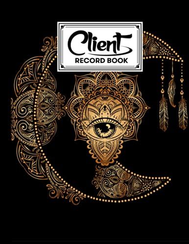 Client Record Book: Mandala Cover Client Record Book | Personal Client Record Book Customer Information Tracker, 120 Pages, Size 8.5" X 11" By Jean Forsyth