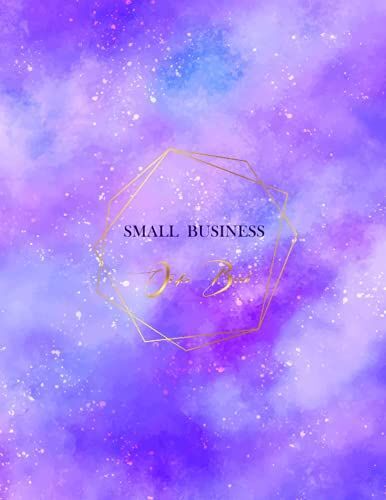 Small Business Order Book: Purple Galaxy Cover - Purchase Order Forms For Small Business, Daily Order Organizer For Home Based Business, Online ... Retail Store Log Book, Large-Sized 8.5"X11".