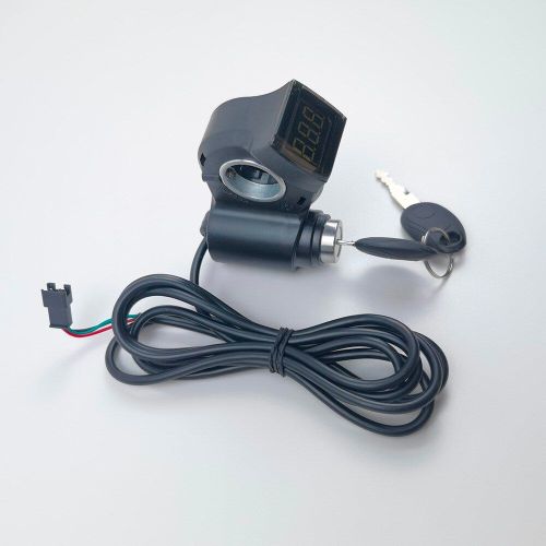 Interrupteur D'alimentation Avec 2 Clés, Voltmètre D'allumage Pour Kugoo M4/Pro, Interrupteur D'allumage De Voiture, Scooter Électrique