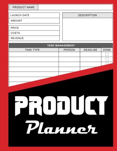 Product Planner: Small Business Log Book: Online Product Launching Planner Log Book