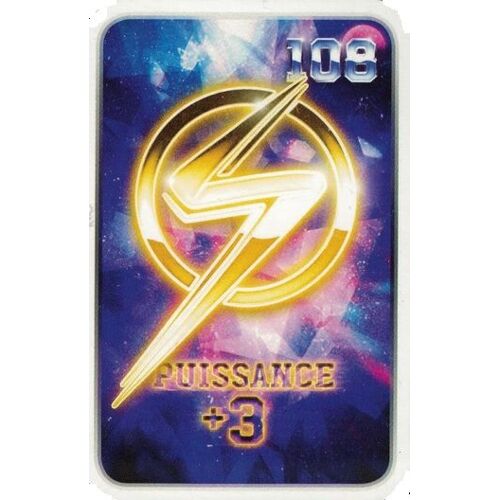 Carte Leclerc Marvel "Révèle Ton Pouvoir" - Puissance +3 - N°108