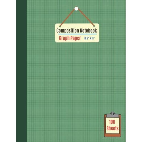 Graph Paper Notebook: Grid Paper Notebook, Grid Paper For Math And Science Students, 4x4 ( 200 Pages, 8.5 X 11) (Graph Paper Notebook: Grid Paper ... Students, 4x4 ( 100 Sheets, 8.5 X 11))