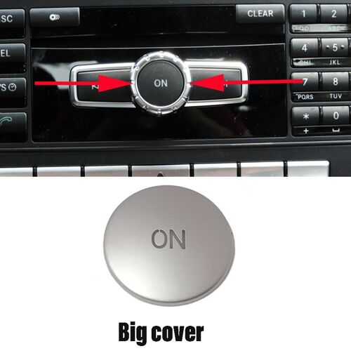 Autocollants De Couverture Pour Boutons De Voiture, Pour Mercedes Benz A B C Ml Classe Cls W204 Glk X204 Classe E W212