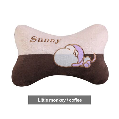 Appui-Tête De Voiture, Respirant, Confortable, Massage Automatique Du Cou, Repose-Nuque, Coussin De Ventilation, Oreiller En Forme De Singe