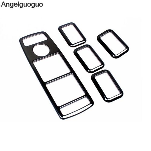 Garniture Noire De Panneau De Commutateur De Lève-Vitre De Voiture, Pour Mercedes Benz A B C E Glk Classe W176 W246 W204 W212 W218 X204