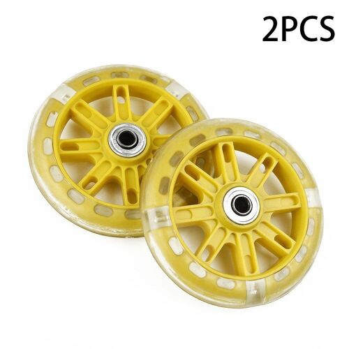 Roues De Scooter À Led 110mm Pour Enfants, Lumières Flash, Skateboard, Longboard, Skateboard, Roues De Camion, Roulements, Pièces De Cyclisme