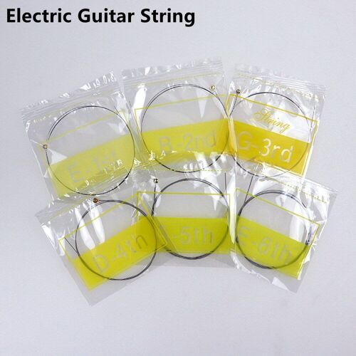 Cordes De Guitare Électrique En Acier De Haute Qualité, 6 Pièces, Pour Artiste Professionnel, Accessoires De Remplacement