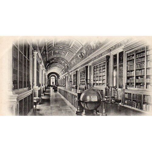 Carte Postale Ancienne  - Palais De Fontainebleau - La Bibliothèque