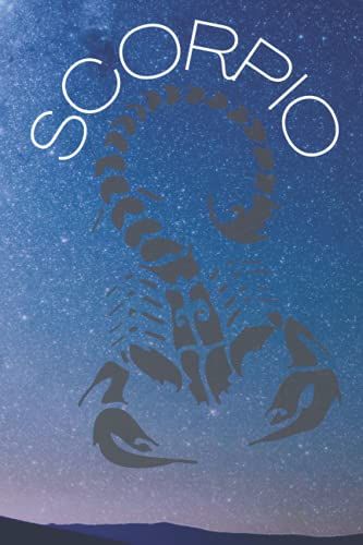 Scorpio: 6 X 9 Inch -100 Pages Low Content Journal ( Natural Themed ) Motivation And Self Progress Good Planner