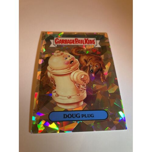 Garbage Pail Kids - Les Crados - Topps Gpk 2014 Chrome Sapphire Refractor Holo - Douh Plug 43b