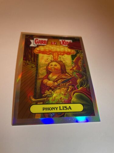 Garbage Pail Kids - Les Crados - Topps Gpk 2014 Chrome Refractor Holo - Phony Lisa R13a