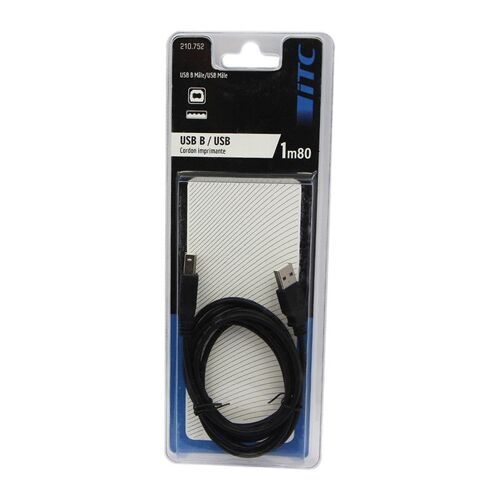 CORDON USB LONGUEUR 1.80M