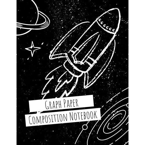 Graph Paper Composition Notebook: Science & Math Graph Paper Notebook For Students, Double Sided Graph Paper That's Quad Ruled 5x5