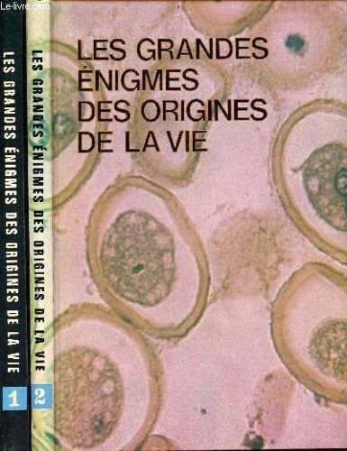 Les Énigmes Des Origines De La Vie En 2 Tomes ( Tomes 1+2)
