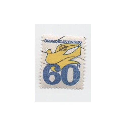 Timbre Colombe Tchécoslovaquie Oblitéré 