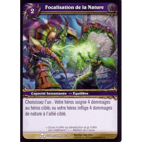 Focalisation De La Nature - Wow - La Guerre Du Fléau - C - 38/270