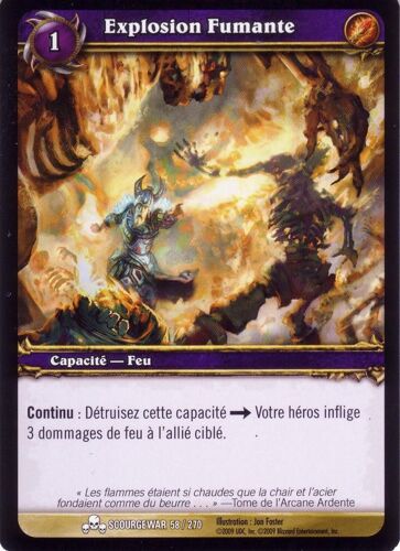 Explosion Fumante - Wow - La Guerre Du Fléau - C - 58/270