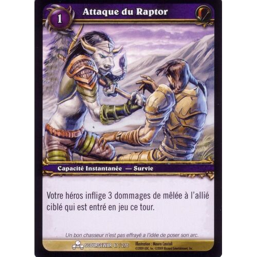 Attaque Du Raptor - Wow - La Guerre Du Fléau - C - 47/270