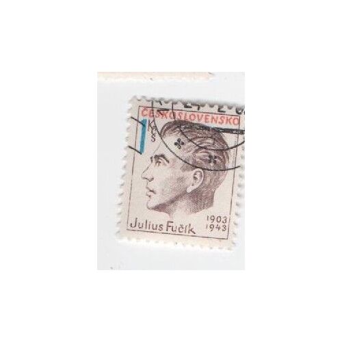 Timbre Tchécoslovaquie Oblitéré Julius Fucik Compositeur 
