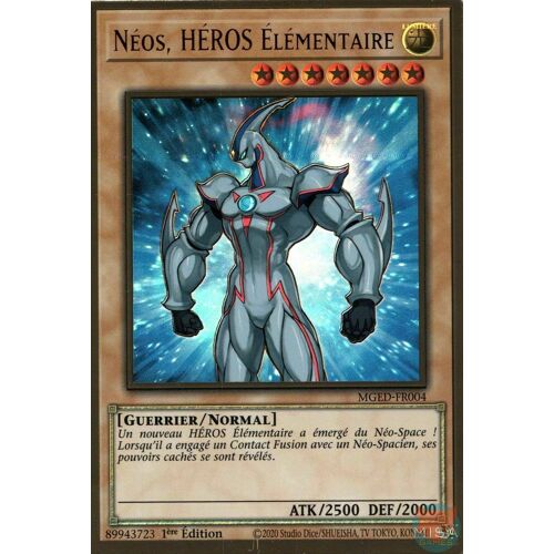 Yu Gi Oh Mged Fr004 Neos Heros Elementaire Gold
