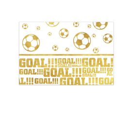 Nappe En Plastique Football Gold 120 X 180 Cm