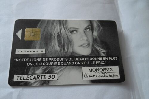 Carte Téléphone - Monoprix - Laurene M - 50 U - 450 000ex - 03/91