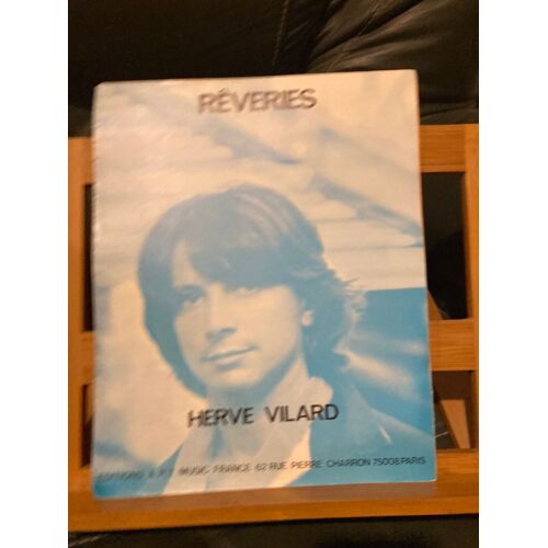 Hervé Vilard Reveries Partition Chant Piano Accords Éd. Art Music 1977