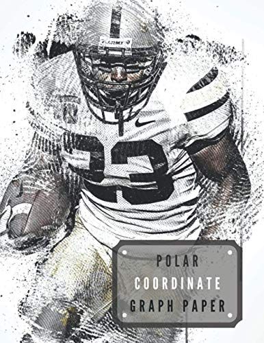 Polar Coordinate Graph Paper: Super Bowl Cover | 150 Pages Polar Graph , 5*5 Graph Paper And Monthly To Do List | Easy To Use Size: 8.5"*11"