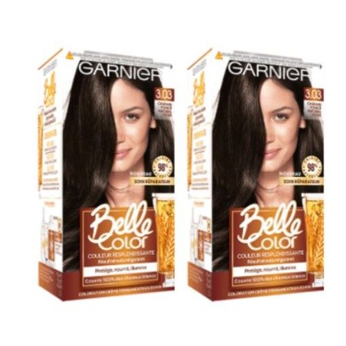 Garnier Belle Color 3.03 Châtain Foncé Doré Naturel, Lot De 2 