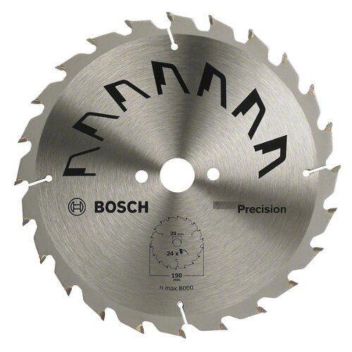 Lame de scie circulaire PRECISION 190x2x20/16,D24