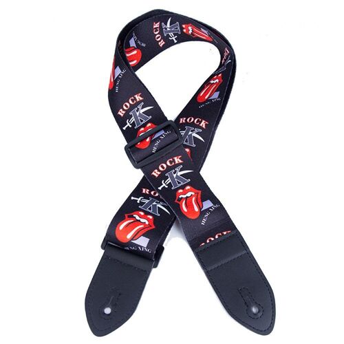 Sangle De Guitare Électrique Ajustable Et Large, Accessoires De Guitare Imprimés, Une Variété De Styles Au Choix