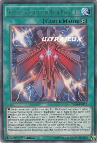 Yu-Gi-Oh! - Cros-Fr057 - Force De La Révolution Magie-Rang Plus - Rare