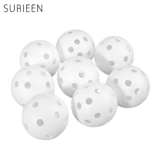 Lot De 50 Balles De Golf Ajourées De 41mm Avec Trou En Plastique, Accessoires D'entraînement De Haute Qualité
