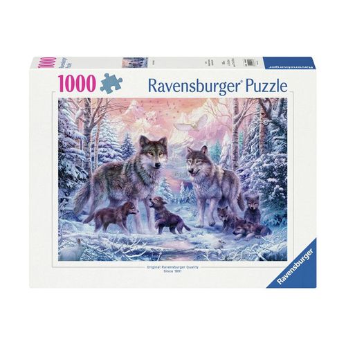PUZZLE Puzzle 1000 p - Loups arctiques