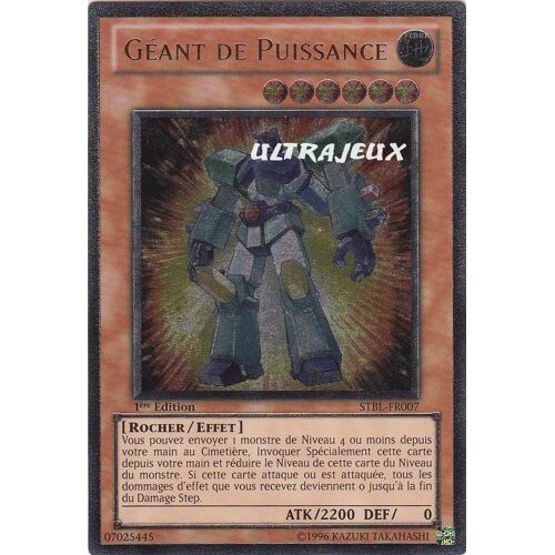 Yu-Gi-Oh! - Stbl-Fr007-Ul - Géant De Puissance - Ultimate Rare