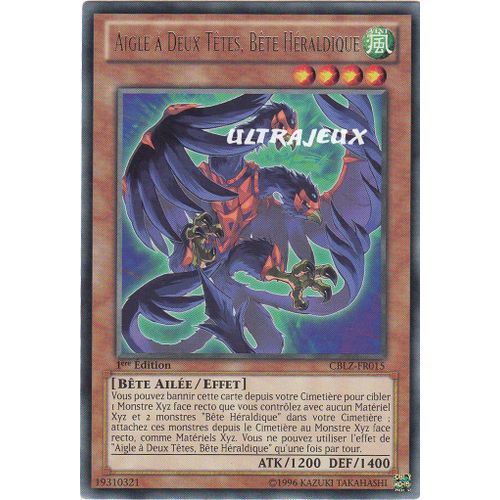 Yu-Gi-Oh! - Cblz-Fr015 - Aigle À Deux Têtes, Bête Héraldique - Rare