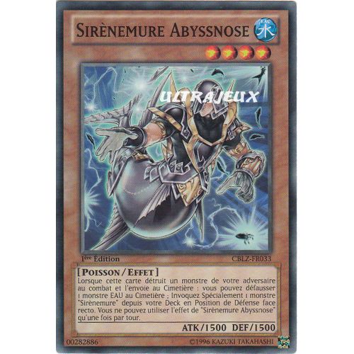 Yu-Gi-Oh! - Cblz-Fr033 - Sirènemure Abyssnose - Commune