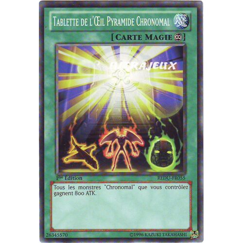 Yu-Gi-Oh! - Redu-Fr055 - Tablette De L'oeil Pyramide Chronomal - Commune